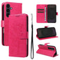 Tree & Cat Embossed Pattern Flip Leather Phone Case, For Galaxy S26 5G, For Galaxy S25 FE 5G, For Galaxy S25 / S24 5G, For Galaxy S25+ / S24+ 5G
