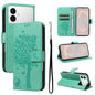 Tree & Cat Embossed Pattern Flip Leather Phone Case, For Galaxy S26 FE 5G, For Galaxy S26+ 5G, For Galaxy S26 Edge 5G, For Galaxy S26 Ultra 5G