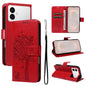 Tree & Cat Embossed Pattern Flip Leather Phone Case, For Galaxy S26 FE 5G, For Galaxy S26+ 5G, For Galaxy S26 Edge 5G, For Galaxy S26 Ultra 5G