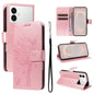 Tree & Cat Embossed Pattern Flip Leather Phone Case, For Galaxy S26 FE 5G, For Galaxy S26+ 5G, For Galaxy S26 Edge 5G, For Galaxy S26 Ultra 5G
