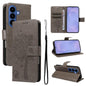 Tree & Cat Embossed Pattern Flip Leather Phone Case, For Galaxy S26 5G, For Galaxy S25 FE 5G, For Galaxy S25 / S24 5G, For Galaxy S25+ / S24+ 5G