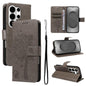 Tree & Cat Embossed Pattern Flip Leather Phone Case, For Galaxy S26 FE 5G, For Galaxy S26+ 5G, For Galaxy S26 Edge 5G, For Galaxy S26 Ultra 5G