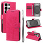 Tree & Cat Embossed Pattern Flip Leather Phone Case, For Galaxy S26 FE 5G, For Galaxy S26+ 5G, For Galaxy S26 Edge 5G, For Galaxy S26 Ultra 5G