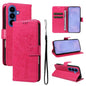 Tree & Cat Embossed Pattern Flip Leather Phone Case, For Galaxy S26 FE 5G, For Galaxy S26+ 5G, For Galaxy S26 Edge 5G, For Galaxy S26 Ultra 5G