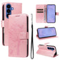 Tree & Cat Embossed Pattern Flip Leather Phone Case, For Galaxy S26 FE 5G, For Galaxy S26+ 5G, For Galaxy S26 Edge 5G, For Galaxy S26 Ultra 5G