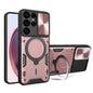 CD Texture Sliding Camshield Magnetic Holder Phone Case, For Samsung Galaxy S26 Ultra 5G, For Samsung Galaxy S25 Edge 5G, For Samsung Galaxy S25 5G, For Samsung Galaxy S25+ 5G, For Samsung Galaxy S25 Ultra 5G