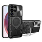 CD Texture Sliding Camshield Magnetic Holder Phone Case, For Samsung Galaxy S26 Ultra 5G, For Samsung Galaxy S25 Edge 5G, For Samsung Galaxy S25 5G, For Samsung Galaxy S25+ 5G, For Samsung Galaxy S25 Ultra 5G