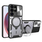 CD Texture Sliding Camshield Magnetic Holder Phone Case, For Samsung Galaxy S26 Ultra 5G, For Samsung Galaxy S25 Edge 5G, For Samsung Galaxy S25 5G, For Samsung Galaxy S25+ 5G, For Samsung Galaxy S25 Ultra 5G