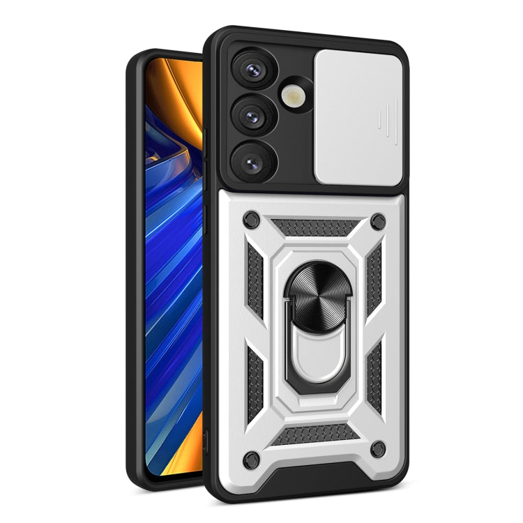 Sliding Camera Cover Design TPU+PC Phone Case, For Galaxy S26 FE / S25 FE 5G, For Samsung Galaxy S26+ 5G, For Samsung Galaxy S26 Ultra 5G, For Samsung Galaxy S26 5G, For Samsung Galaxy S25 Edge 5G, For Samsung Galaxy S25 5G