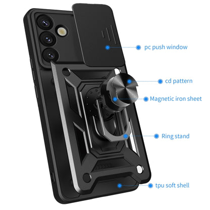 Sliding Camera Cover Design TPU+PC Phone Case, For Samsung Galaxy S25+ 5G, For Samsung Galaxy S25 Ultra 5G