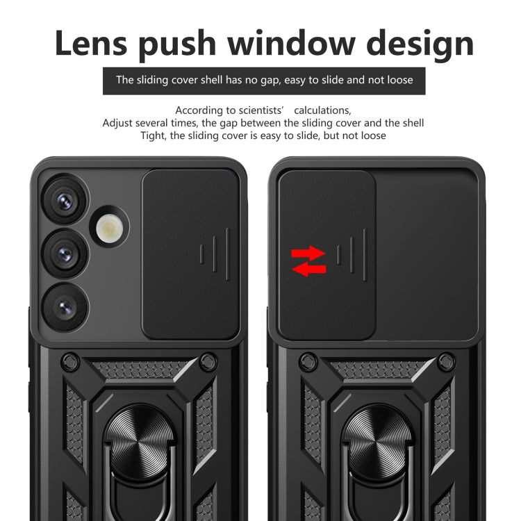 Sliding Camera Cover Design TPU+PC Phone Case, For Samsung Galaxy S25+ 5G, For Samsung Galaxy S25 Ultra 5G