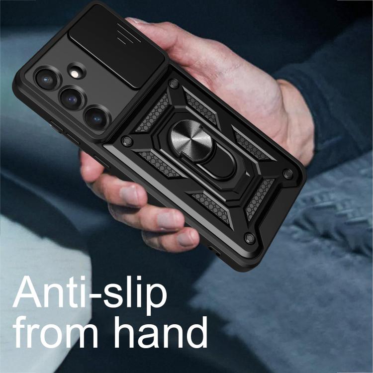 Sliding Camera Cover Design TPU+PC Phone Case, For Galaxy S26 FE / S25 FE 5G, For Samsung Galaxy S26+ 5G, For Samsung Galaxy S26 Ultra 5G, For Samsung Galaxy S26 5G, For Samsung Galaxy S25 Edge 5G, For Samsung Galaxy S25 5G