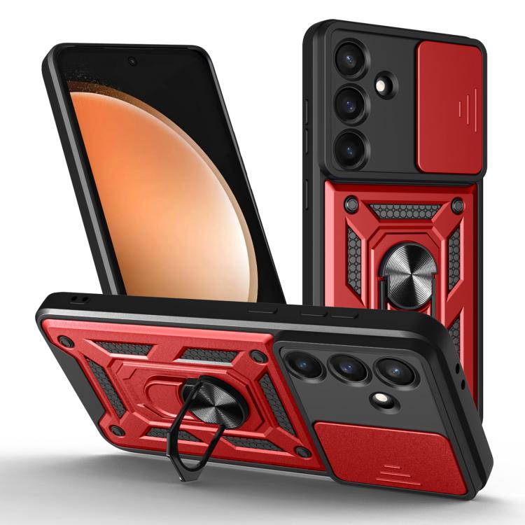 Sliding Camera Cover Design TPU+PC Phone Case, For Galaxy S26 FE / S25 FE 5G, For Samsung Galaxy S26+ 5G, For Samsung Galaxy S26 Ultra 5G, For Samsung Galaxy S26 5G, For Samsung Galaxy S25 Edge 5G, For Samsung Galaxy S25 5G