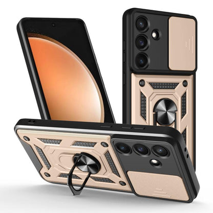 Sliding Camera Cover Design TPU+PC Phone Case, For Galaxy S26 FE / S25 FE 5G, For Samsung Galaxy S26+ 5G, For Samsung Galaxy S26 Ultra 5G, For Samsung Galaxy S26 5G, For Samsung Galaxy S25 Edge 5G, For Samsung Galaxy S25 5G
