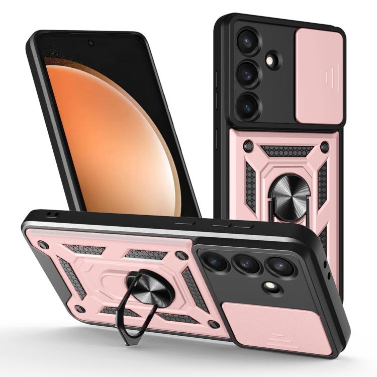 Sliding Camera Cover Design TPU+PC Phone Case, For Galaxy S26 FE / S25 FE 5G, For Samsung Galaxy S26+ 5G, For Samsung Galaxy S26 Ultra 5G, For Samsung Galaxy S26 5G, For Samsung Galaxy S25 Edge 5G, For Samsung Galaxy S25 5G