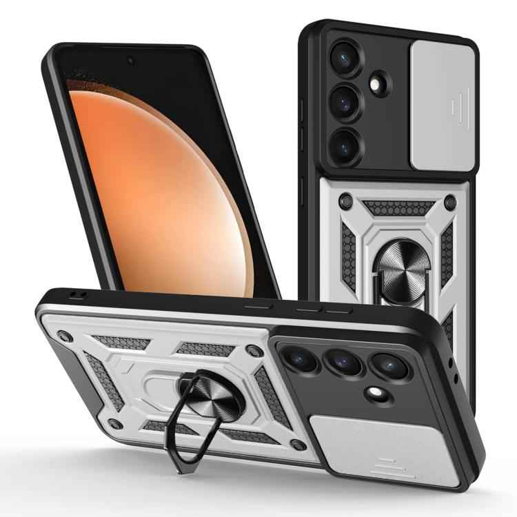 Sliding Camera Cover Design TPU+PC Phone Case, For Samsung Galaxy S26+ 5G, For Samsung Galaxy S26 Ultra 5G, For Samsung Galaxy S26 5G, For Samsung Galaxy S25 FE 5G, For Samsung Galaxy S25 Edge 5G, For Samsung Galaxy S25 5G