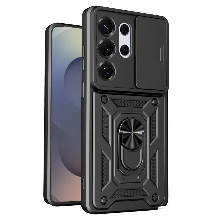 Sliding Camera Cover Design TPU+PC Phone Case, For Galaxy S26 FE / S25 FE 5G, For Samsung Galaxy S26+ 5G, For Samsung Galaxy S26 Ultra 5G, For Samsung Galaxy S26 5G, For Samsung Galaxy S25 Edge 5G, For Samsung Galaxy S25 5G