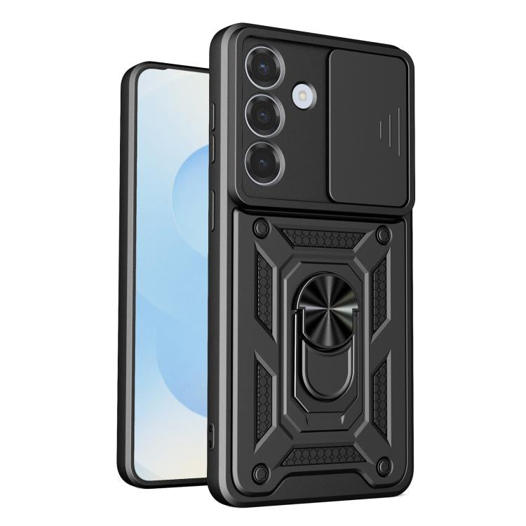 Sliding Camera Cover Design TPU+PC Phone Case, For Galaxy S26 FE / S25 FE 5G, For Samsung Galaxy S26+ 5G, For Samsung Galaxy S26 Ultra 5G, For Samsung Galaxy S26 5G, For Samsung Galaxy S25 Edge 5G, For Samsung Galaxy S25 5G