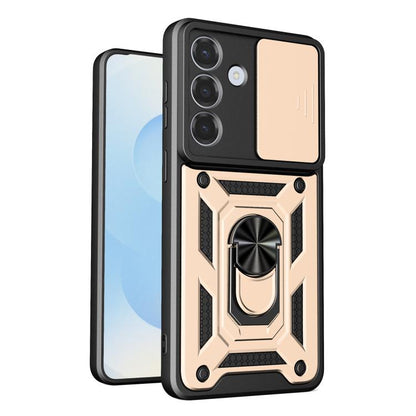 Sliding Camera Cover Design TPU+PC Phone Case, For Galaxy S26 FE / S25 FE 5G, For Samsung Galaxy S26+ 5G, For Samsung Galaxy S26 Ultra 5G, For Samsung Galaxy S26 5G, For Samsung Galaxy S25 Edge 5G, For Samsung Galaxy S25 5G