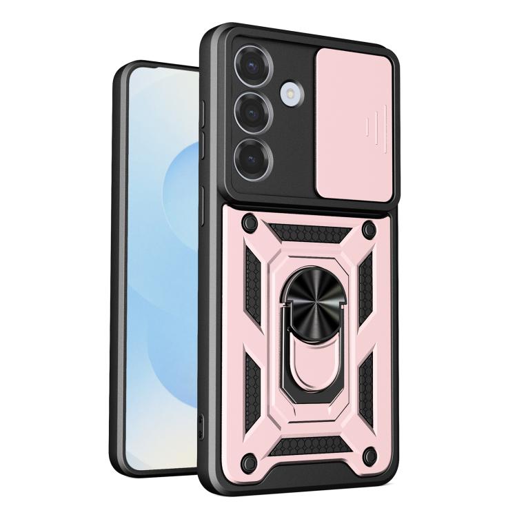 Sliding Camera Cover Design TPU+PC Phone Case, For Galaxy S26 FE / S25 FE 5G, For Samsung Galaxy S26+ 5G, For Samsung Galaxy S26 Ultra 5G, For Samsung Galaxy S26 5G, For Samsung Galaxy S25 Edge 5G, For Samsung Galaxy S25 5G