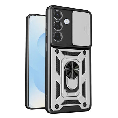 Sliding Camera Cover Design TPU+PC Phone Case, For Galaxy S26 FE / S25 FE 5G, For Samsung Galaxy S26+ 5G, For Samsung Galaxy S26 Ultra 5G, For Samsung Galaxy S26 5G, For Samsung Galaxy S25 Edge 5G, For Samsung Galaxy S25 5G