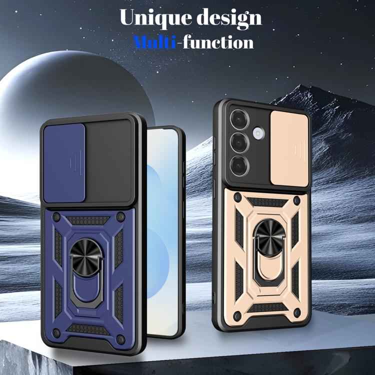 Sliding Camera Cover Design TPU+PC Phone Case, For Samsung Galaxy S26+ 5G, For Samsung Galaxy S26 Ultra 5G, For Samsung Galaxy S26 5G, For Samsung Galaxy S25 FE 5G, For Samsung Galaxy S25 Edge 5G, For Samsung Galaxy S25 5G