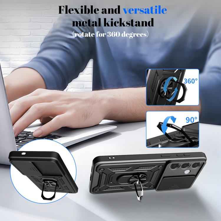 Sliding Camera Cover Design TPU+PC Phone Case, For Samsung Galaxy S26+ 5G, For Samsung Galaxy S26 Ultra 5G, For Samsung Galaxy S26 5G, For Samsung Galaxy S25 FE 5G, For Samsung Galaxy S25 Edge 5G, For Samsung Galaxy S25 5G