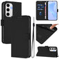 Skin Feel Solid Color Leather Phone Case with Lanyard, For Samsung Galaxy S25 Ultra 5G, For Samsung Galaxy S24 FE 5G