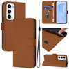 Skin Feel Solid Color Leather Phone Case with Lanyard, For Samsung Galaxy S23 5G, For Samsung Galaxy S20 FE 2022