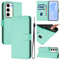 Skin Feel Solid Color Leather Phone Case with Lanyard, For Samsung Galaxy S23 5G, For Samsung Galaxy S20 FE 2022