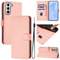 Skin Feel Solid Color Leather Phone Case with Lanyard, For Samsung Galaxy S21 5G, For Samsung Galaxy S21+ 5G