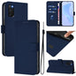 Skin Feel Solid Color Leather Phone Case with Lanyard, For Samsung Galaxy S23 5G, For Samsung Galaxy S20 FE 2022