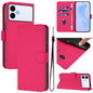 Skin Feel Solid Color Leather Phone Case with Lanyard, For Samsung Galaxy S26 Edge 5G, For Samsung Galaxy S26 Ultra 5G