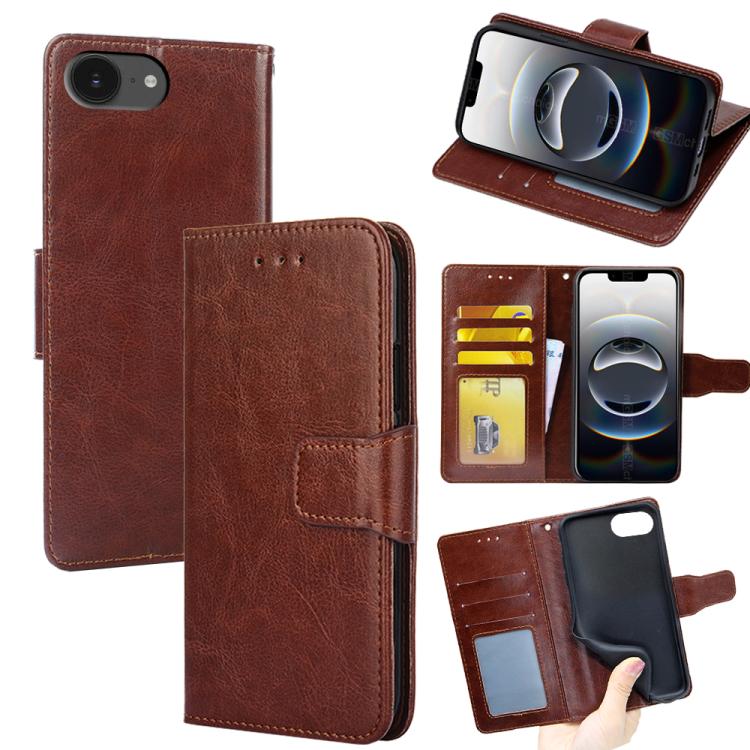 Crystal Texture Leather Phone Case