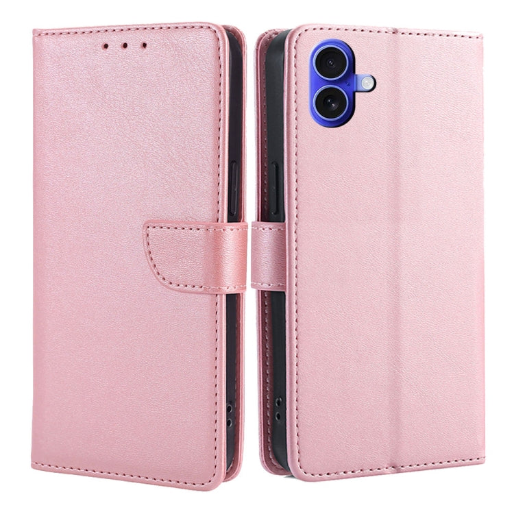 Calf Texture Buckle Flip Leather Phone Case