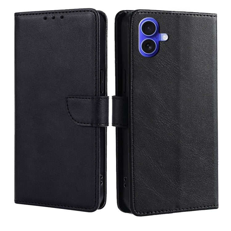 Calf Texture Buckle Flip Leather Phone Case