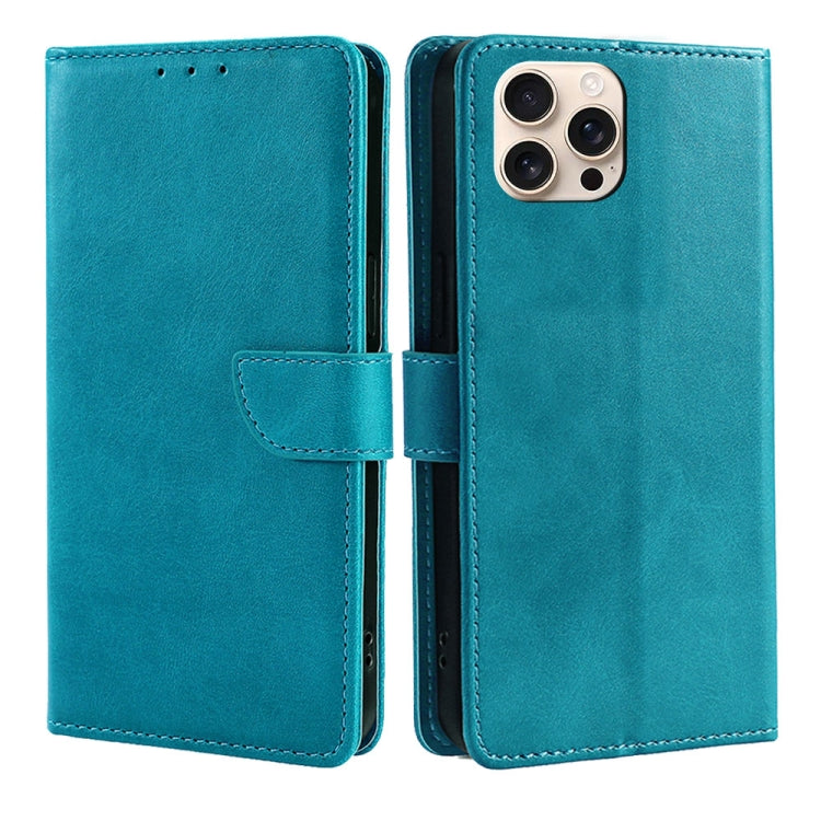 Calf Texture Buckle Flip Leather Phone Case