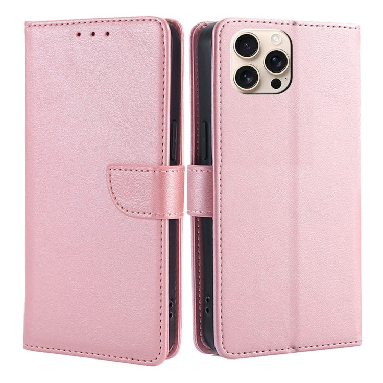 Calf Texture Buckle Flip Leather Phone Case