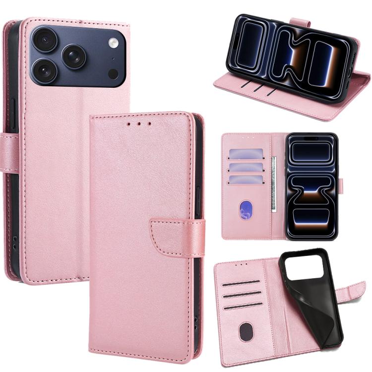Calf Texture Buckle Flip Leather Phone Case