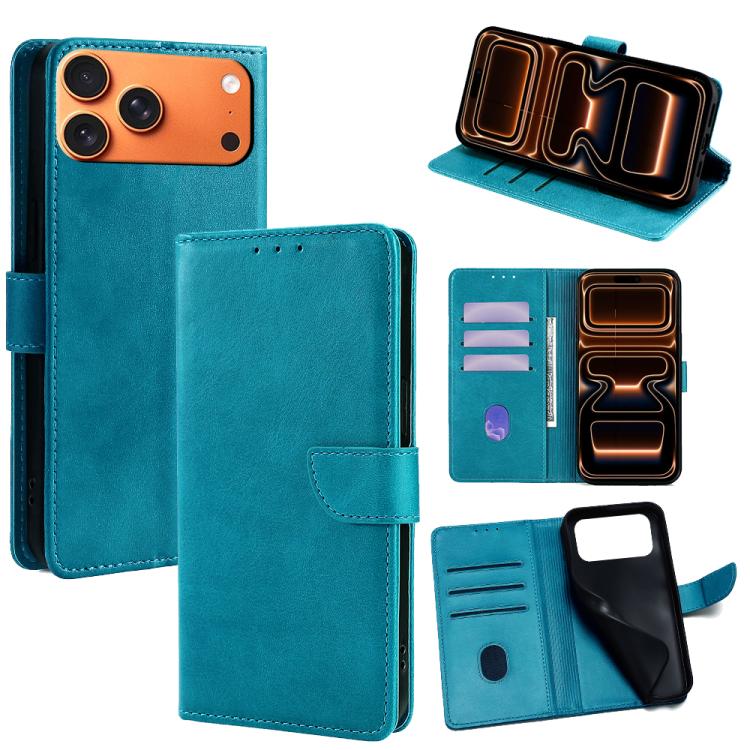 Calf Texture Buckle Flip Leather Phone Case