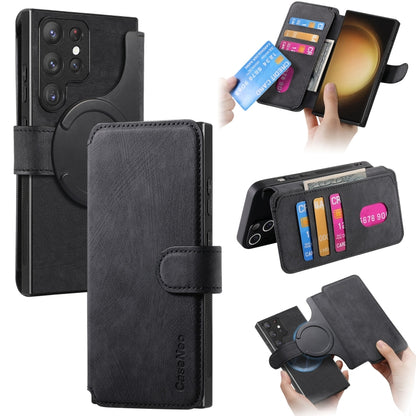 CaseNeo MagSafe RFID Anti-theft Retro Leather Phone Case, For Galaxy S25 Ultra 5G, For Galaxy S24 FE 5G, For Galaxy S24 Ultra 5G, For Galaxy S24+ 5G, For Galaxy S24 5G, For Galaxy S23 FE 5G, For Galaxy S23 Ultra 5G, For Galaxy S23+ 5G