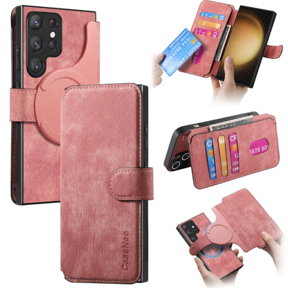 CaseNeo MagSafe RFID Anti-theft Retro Leather Phone Case, For Galaxy S25 Ultra 5G, For Galaxy S24 FE 5G, For Galaxy S24 Ultra 5G, For Galaxy S24+ 5G, For Galaxy S24 5G, For Galaxy S23 FE 5G, For Galaxy S23 Ultra 5G, For Galaxy S23+ 5G