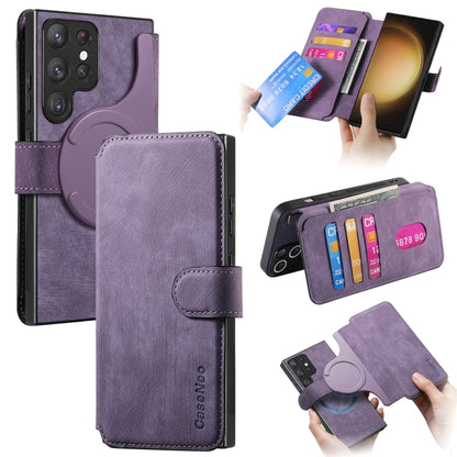 CaseNeo MagSafe RFID Anti-theft Retro Leather Phone Case, For Galaxy S25 Ultra 5G, For Galaxy S24 FE 5G, For Galaxy S24 Ultra 5G, For Galaxy S24+ 5G, For Galaxy S24 5G, For Galaxy S23 FE 5G, For Galaxy S23 Ultra 5G, For Galaxy S23+ 5G