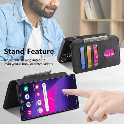 CaseNeo MagSafe RFID Anti-theft Retro Leather Phone Case, For Galaxy S25 Ultra 5G, For Galaxy S24 FE 5G, For Galaxy S24 Ultra 5G, For Galaxy S24+ 5G, For Galaxy S24 5G, For Galaxy S23 FE 5G, For Galaxy S23 Ultra 5G, For Galaxy S23+ 5G