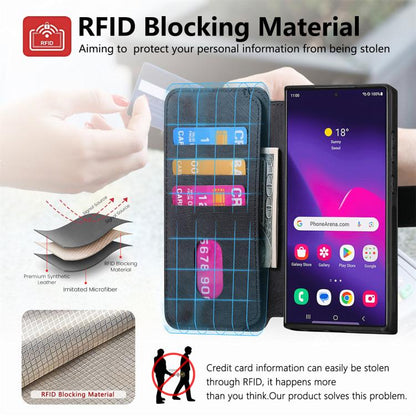 CaseNeo MagSafe RFID Anti-theft Retro Leather Phone Case, For Galaxy S25 Ultra 5G, For Galaxy S24 FE 5G, For Galaxy S24 Ultra 5G, For Galaxy S24+ 5G, For Galaxy S24 5G, For Galaxy S23 FE 5G, For Galaxy S23 Ultra 5G, For Galaxy S23+ 5G