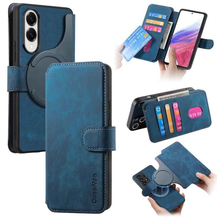 CaseNeo MagSafe RFID Anti-theft Retro Leather Phone Case, For Samsung Galaxy S26 5G, For Samsung Galaxy S25 FE 5G, For Samsung Galaxy S25 Edge 5G, For Samsung Galaxy S25 5G, For Samsung Galaxy S25+ 5G, For Samsung Galaxy S25 Ultra 5G                   ...