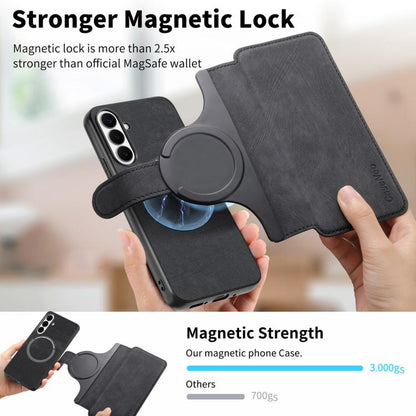 CaseNeo MagSafe RFID Anti-theft Retro Leather Phone Case, For Galaxy S26 FE 5G, For Galaxy S26+ 5G, For Galaxy S26 Ultra 5G, For Galaxy S26 5G, For Galaxy S25 FE 5G, For Galaxy S25 Edge 5G, For Galaxy S25 5G, For Galaxy S25+ 5G