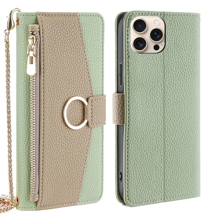Crossbody Litchi Texture Leather Phone Case