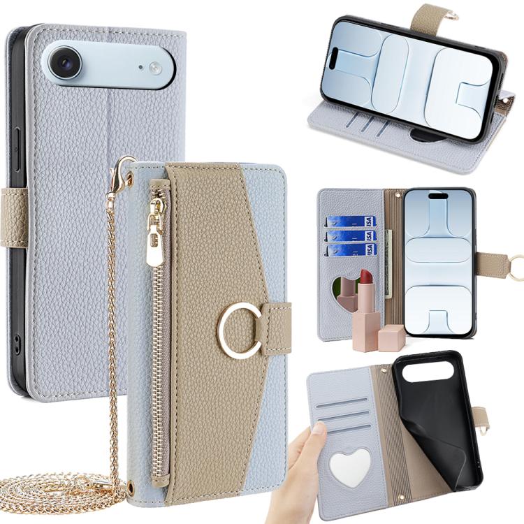 Crossbody Litchi Texture Leather Phone Case