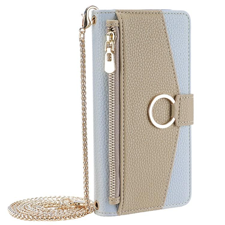 Crossbody Litchi Texture Leather Phone Case